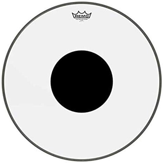 Mặt Trống Remo CS-0318-10 18inch Batter Controlled Sound Clear Black Dot Top Drum Head - Việt Music