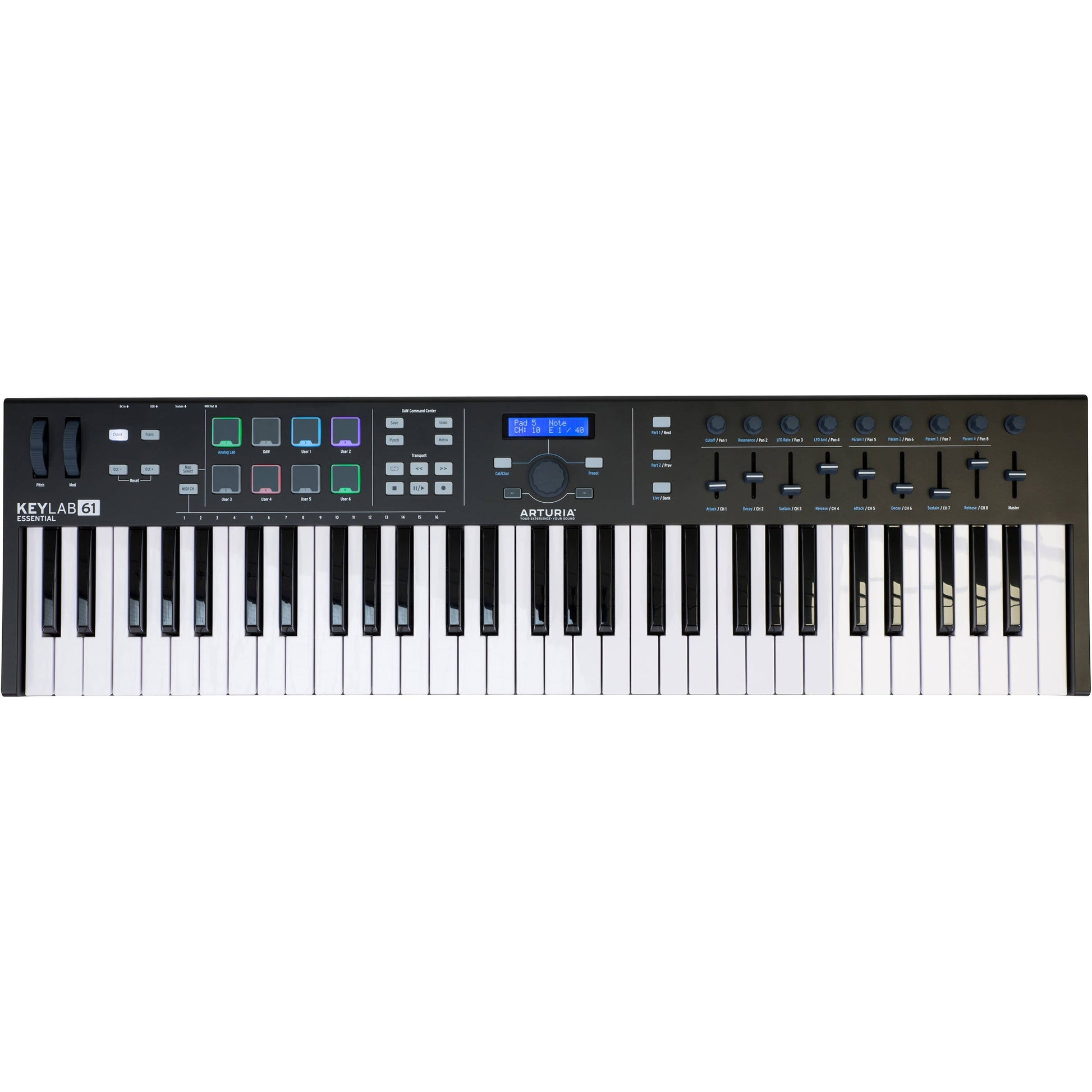 MIDI Keyboard Controller Arturia Keylab Essential 61 - Việt Music