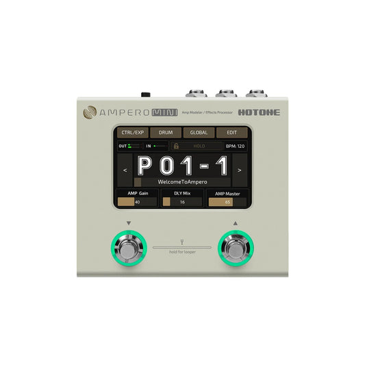 Pedal Guitar Hotone Ampero Mini MP-50 Amp Modeler and Effects Processor - Việt Music