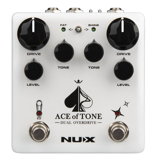 Pedal Guitar Nux Ace of Tone NDO-5 - Dual Overdrive in a Stompbox