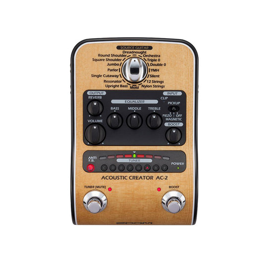 Pedal Guitar Acoustic Zoom AC-2 Acoustic Creator - Việt Music