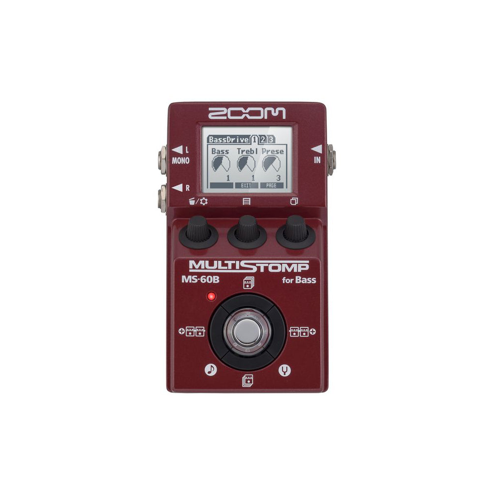 Pedal Guitar Bass Zoom MS-60B MultiStomp Bass Pedal - Việt Music