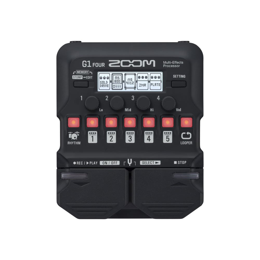 Pedal Guitar Điện Zoom G1 Four / G1X Four Guitar Multi-Effects Processors - Việt Music