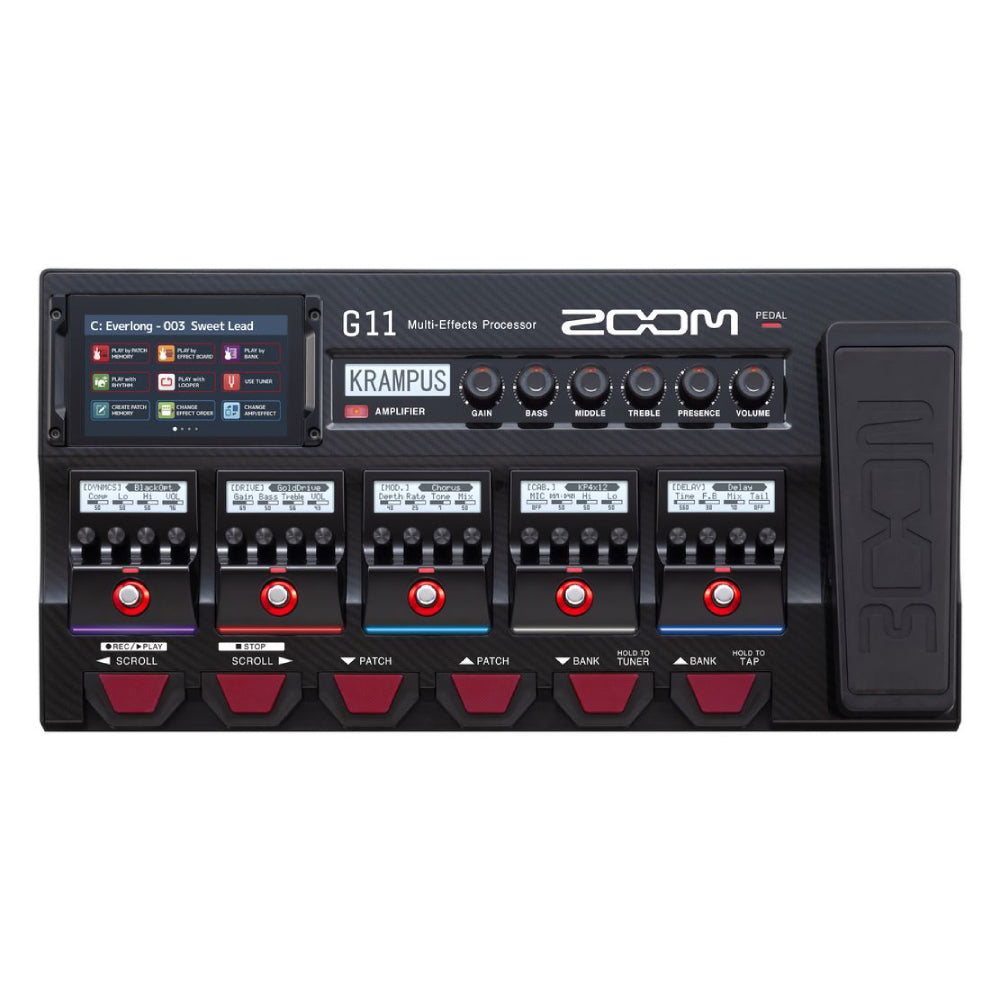 Pedal Guitar Điện Zoom G11 Multi-Effects Processor for Guitarists - Việt Music