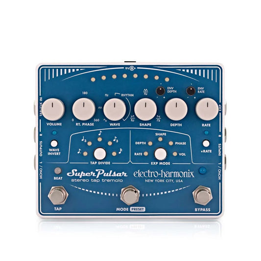Pedal Guitar Electro-Harmonix Super Pulsar Stereo Tap Tremelo - Việt Music