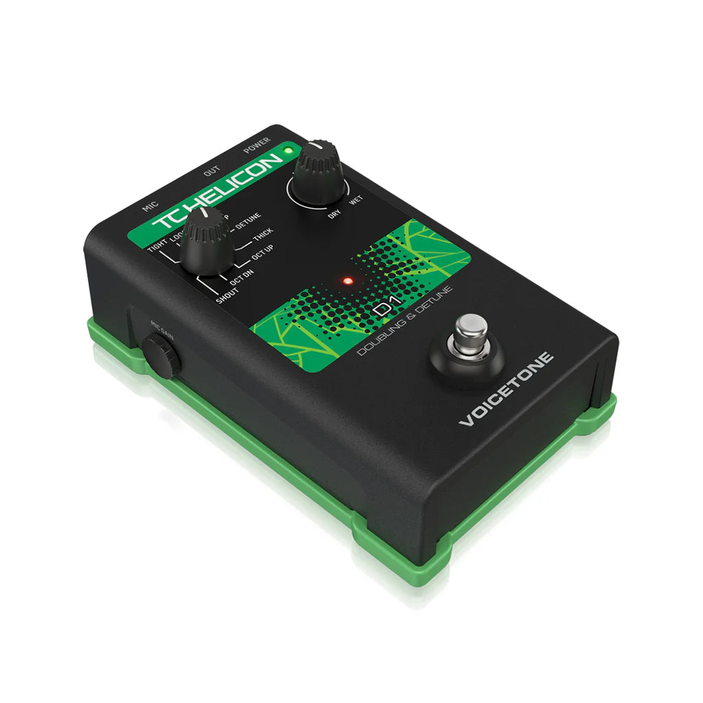 Pedal Guitar TC-Helicon VoiceTone D1 Doubling and Detune Vocal - Việt Music