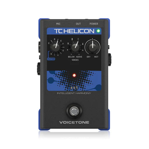 Pedal Guitar TC-Helicon VoiceTone H1 Intelligent Harmony Vocal - Việt Music