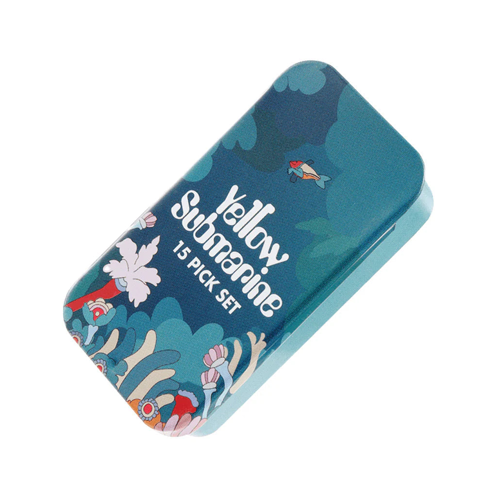 Pick Gảy Đàn Guitar D'Addario 1CWH4-10B9 Yellow Submarine Under the Sea 55th Anniversary, 15-Pack, Medium - Việt Music