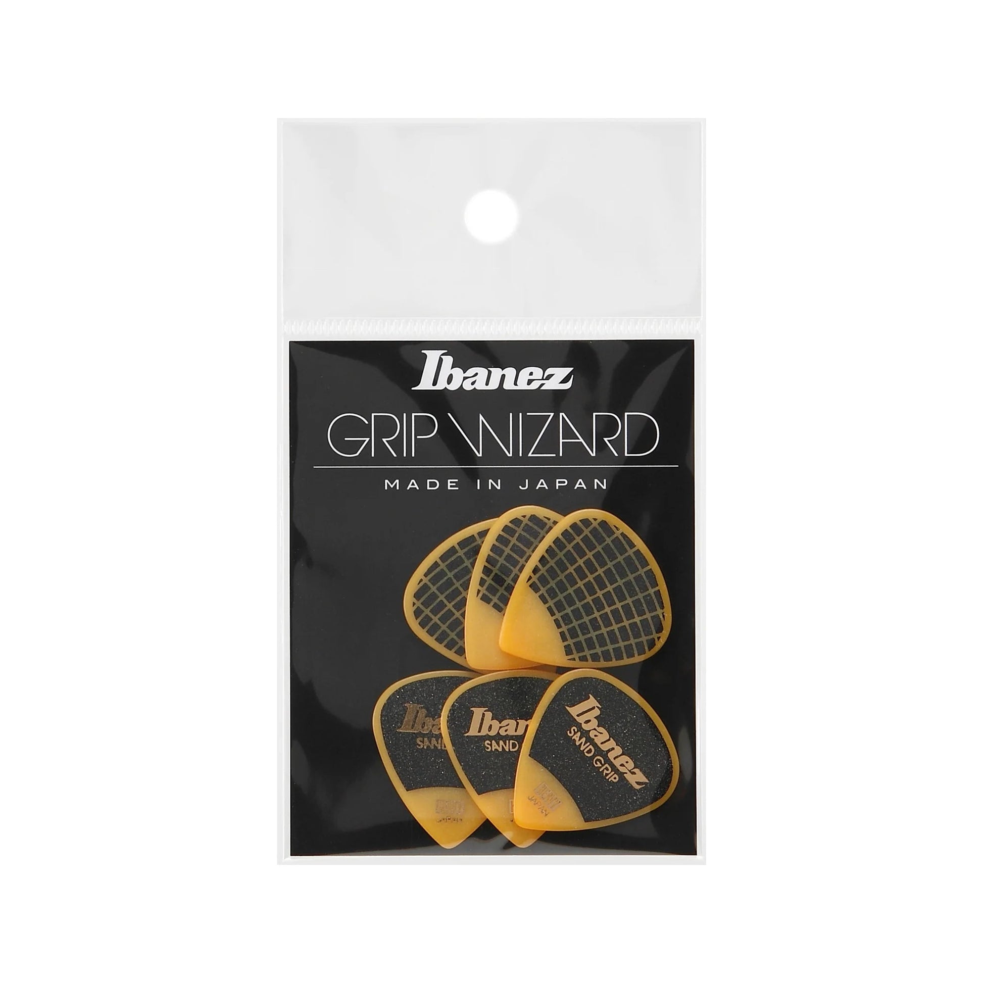 Pick Gảy Đàn Guitar Ibanez PPA16HSG 1.0mm Grip Wizard Series Sand Grip, 6pc - Việt Music