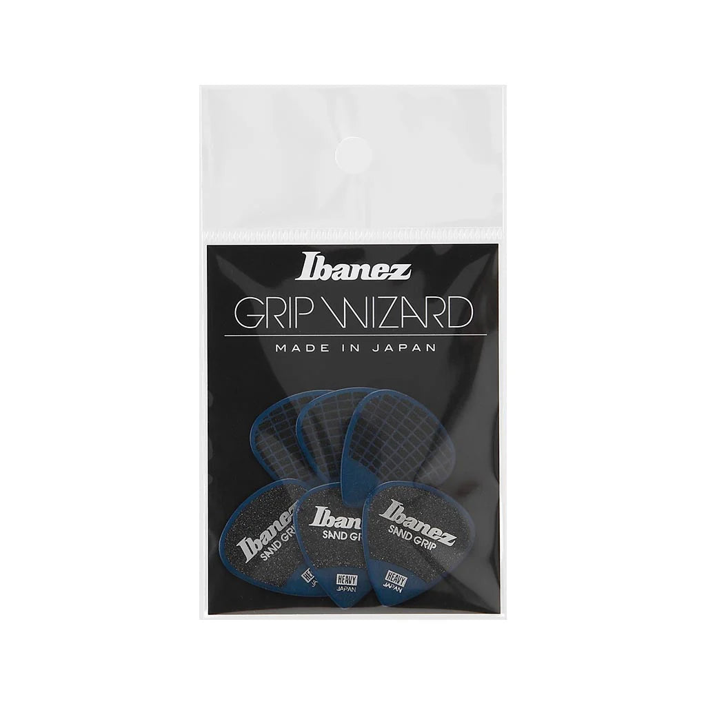 Pick Gảy Đàn Guitar Ibanez PPA16HSG 1.0mm Grip Wizard Series Sand Grip, 6pc - Việt Music