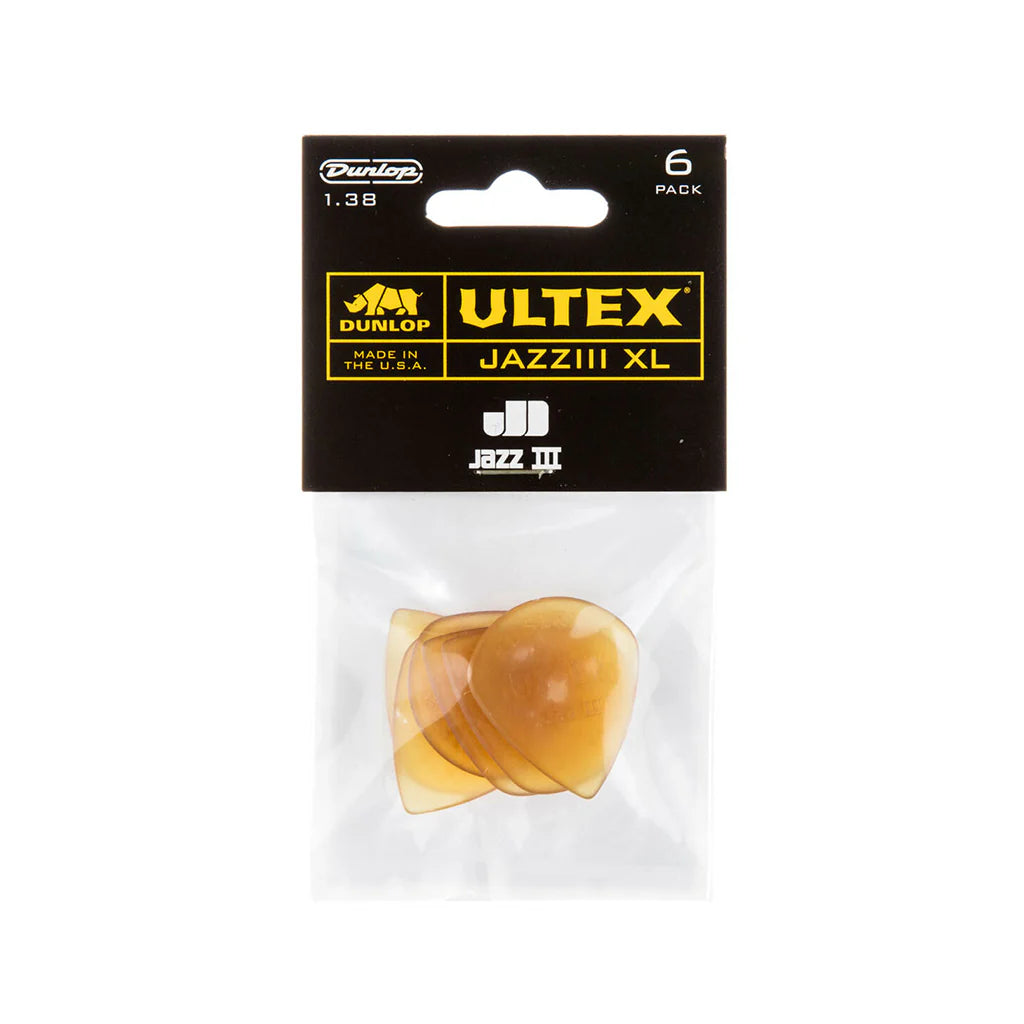 Pick Gảy Đàn Guitar Jim Dunlop 427P1.38XL Ultex Jazz III XL, 6pc - Việt Music