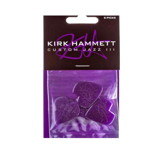 Pick Gảy Đàn Guitar Jim Dunlop 47-KH3NPS Kirk Hammett Signature Jazz III, 6pc - Việt Music