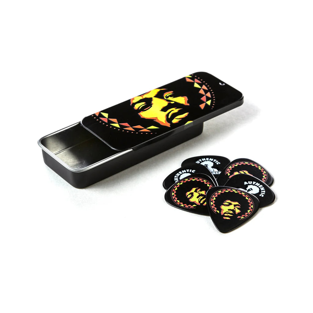 Pick Gảy Đàn Guitar Jim Dunlop JH-PT16H Jimi Hendrix Aura Mandala Heavy, 6pc - Việt Music