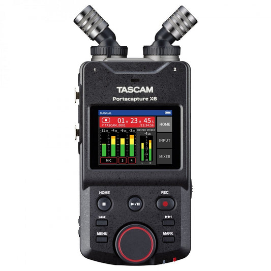 Thiết Bị Ghi Âm Tascam Portacapture X6 32-bit 6-Channel Multitrack Field Recorder - Việt Music