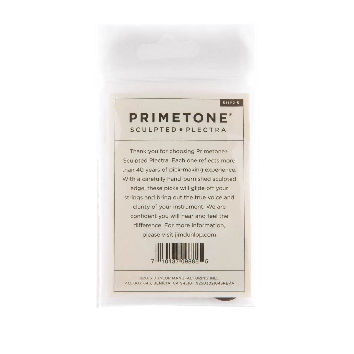 Pick Gảy Đàn Guitar Jim Dunlop 551P2.5 Primetone Standard Smooth, 3pc - Việt Music