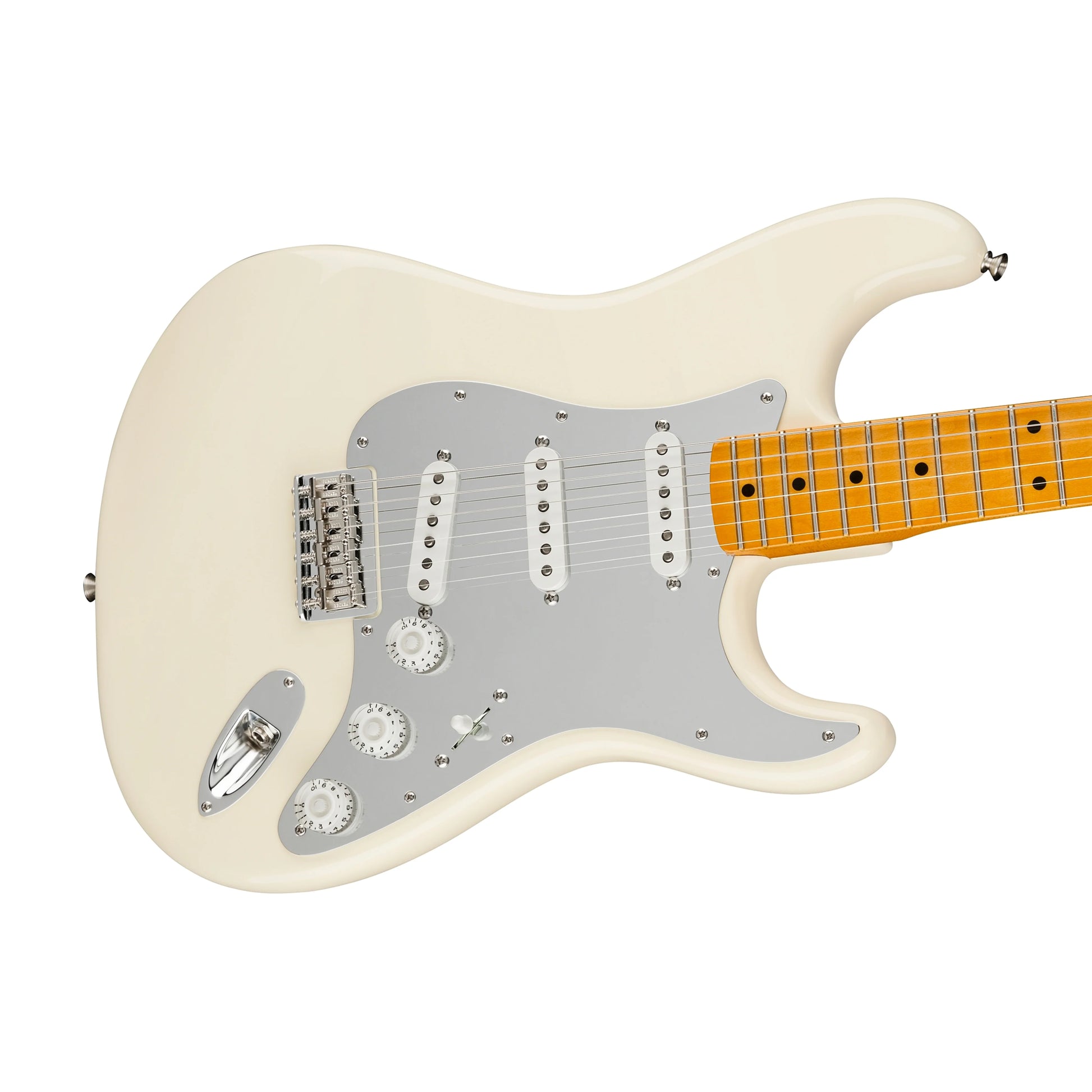 Đàn Guitar Điện Fender Artist Nile Rodgers Hitmaker Stratocaster SSS, Maple Fingerboard, Olympic White - Việt Music