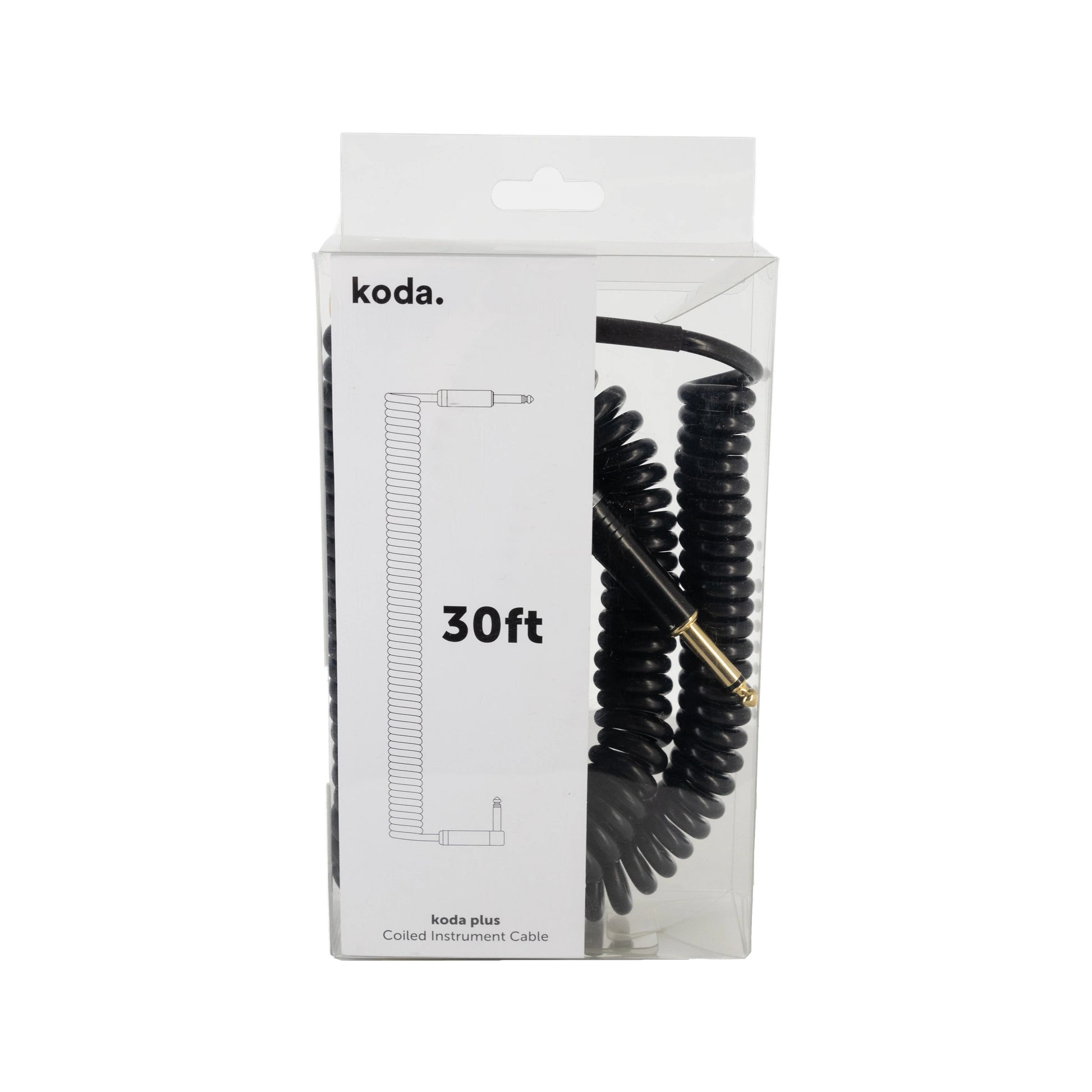 Dây Cáp Kết Nối Koda Plus Coiled Instrument, 30ft - Việt Music