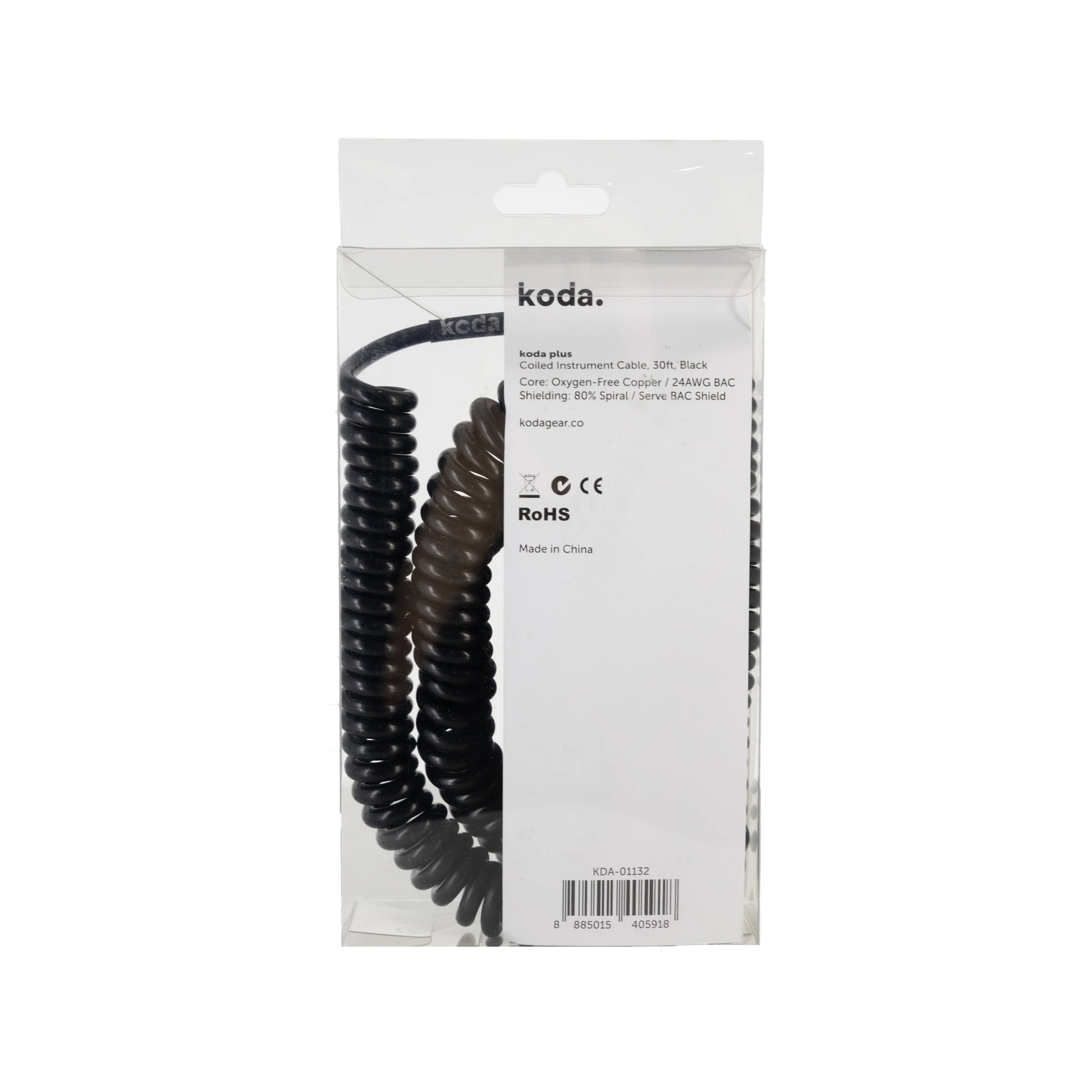 Dây Cáp Kết Nối Koda Plus Coiled Instrument, 30ft - Việt Music