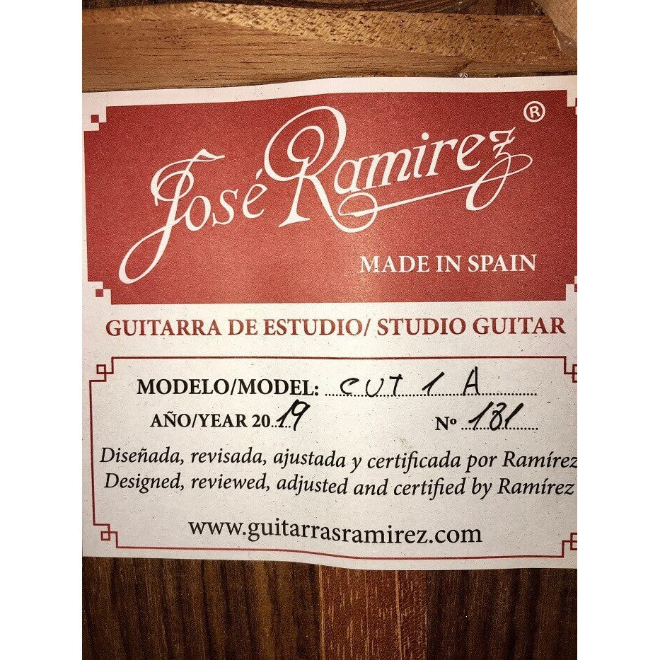 Đàn Guitar Classic Jose Ramirez Cut 1A Spruce 2019 - Qua Sử Dụng - Việt Music