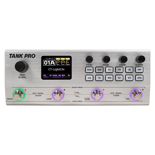 Pedal Guitar M-Vave Tank-Pro