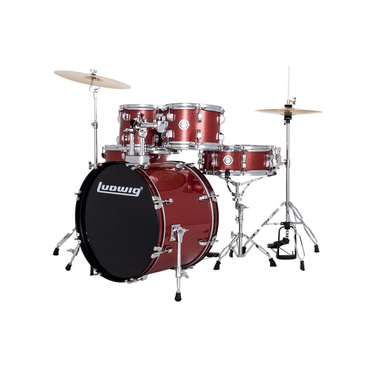 Trống Cơ Ludwig Accent Drive LC195 (22/10-12/16/14 + Hardware + Cymbal) - Việt Music