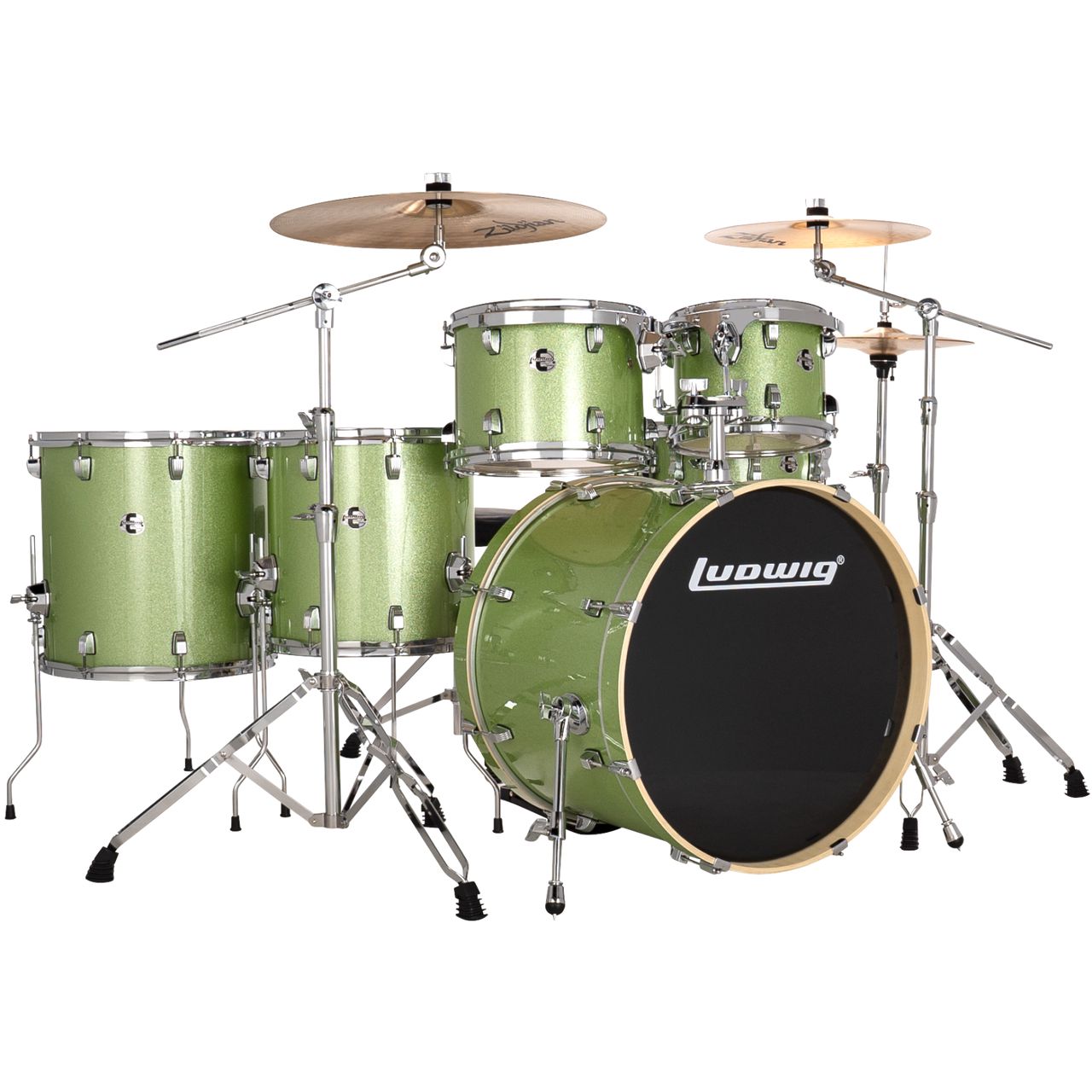 Trống Cơ Ludwig Evolution LE622 (22/10-12/14-16/14 + Hardware) - Việt Music