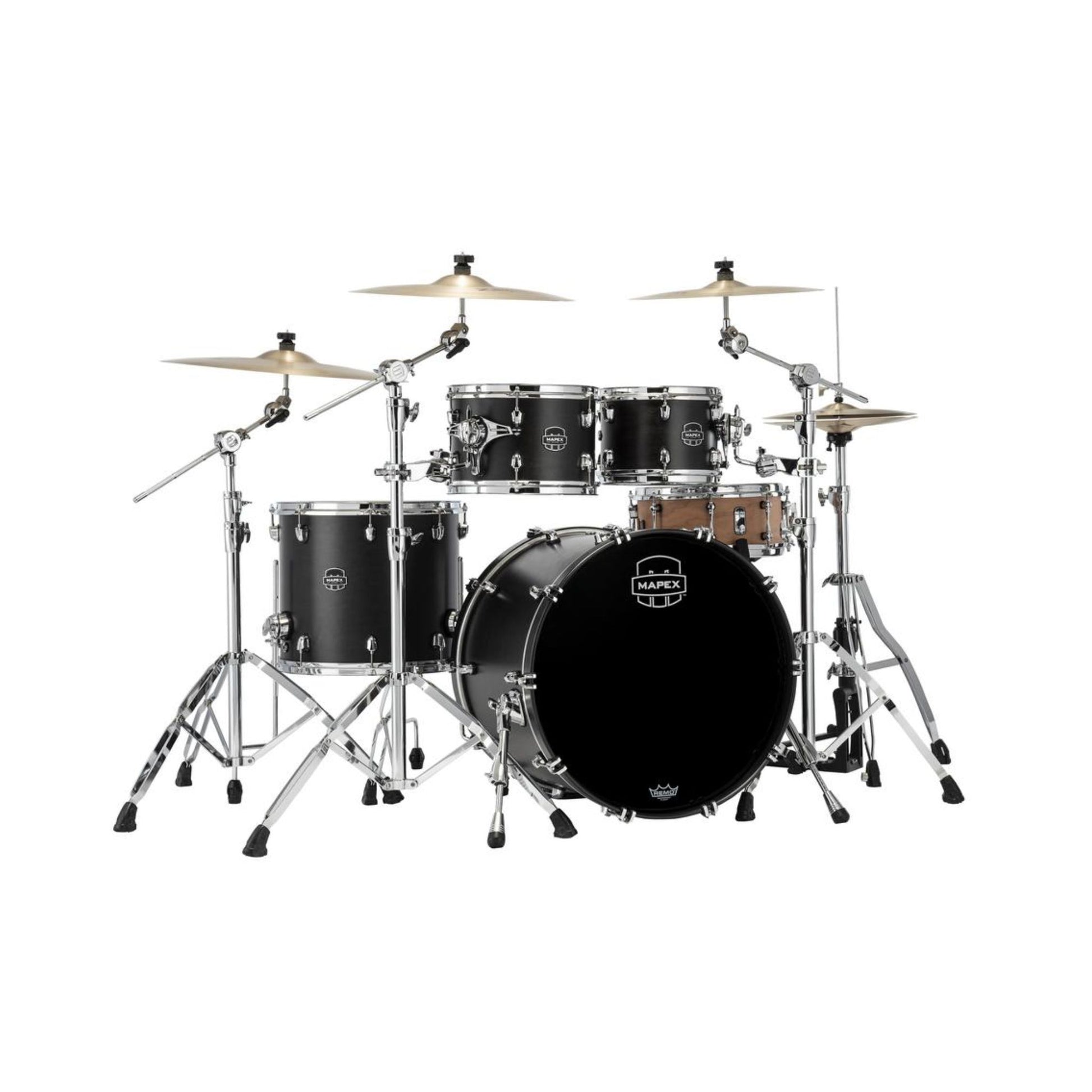 Trống Cơ Mapex Saturn Maple - Walnut Hybrid Shell Pack SR529XU - Việt Music