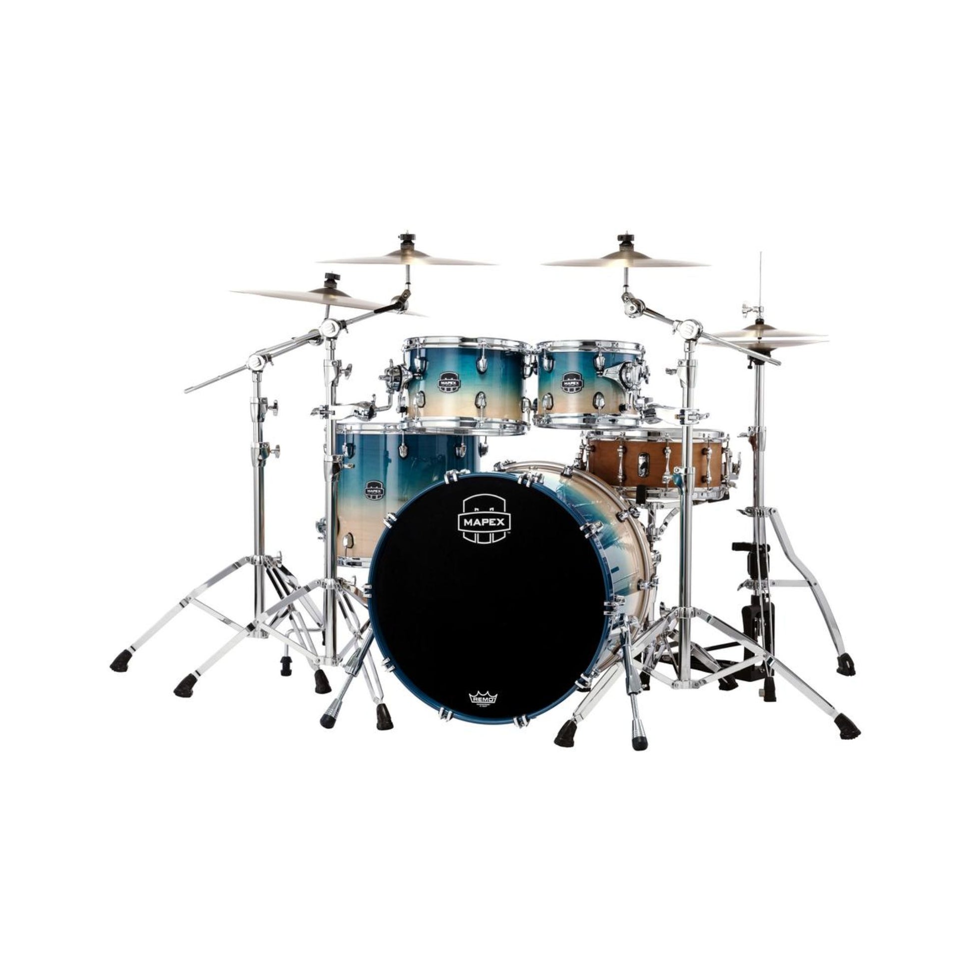 Trống Cơ Mapex Saturn Maple - Walnut Hybrid Shell Pack SR529XU - Việt Music