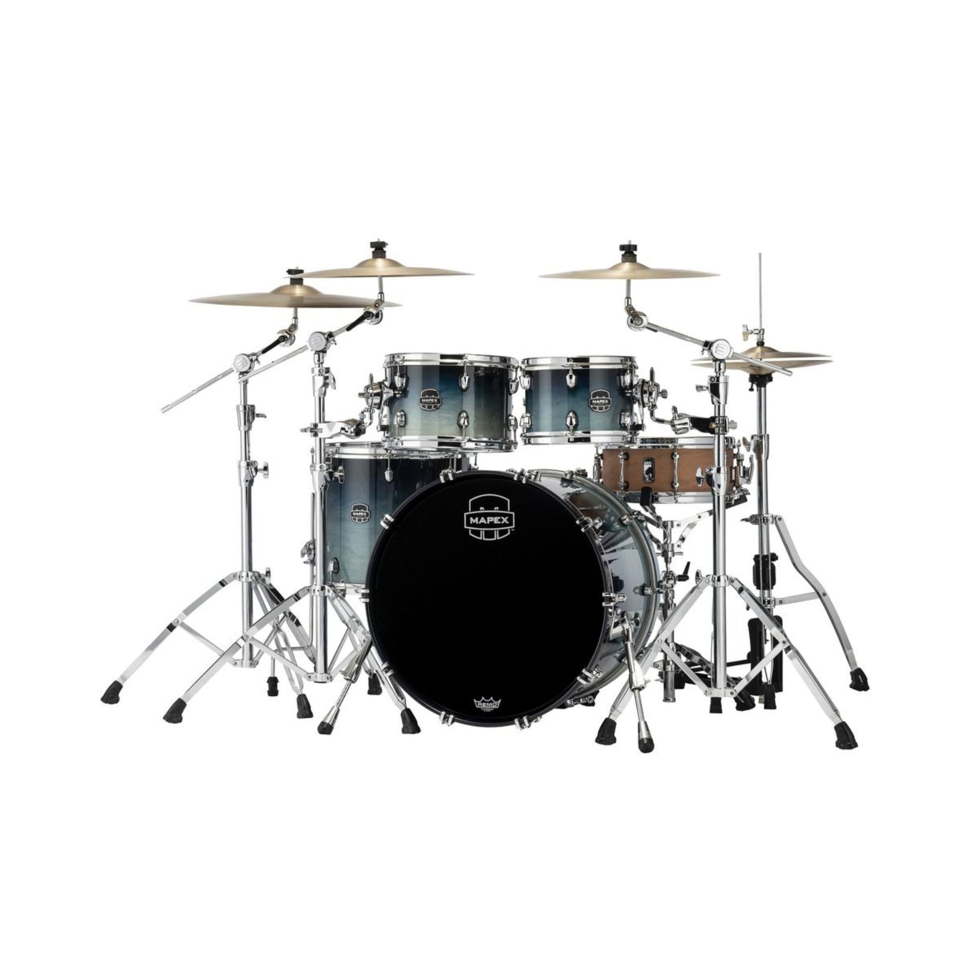 Trống Cơ Mapex Saturn Maple - Walnut Hybrid Shell Pack SR529XU - Việt Music