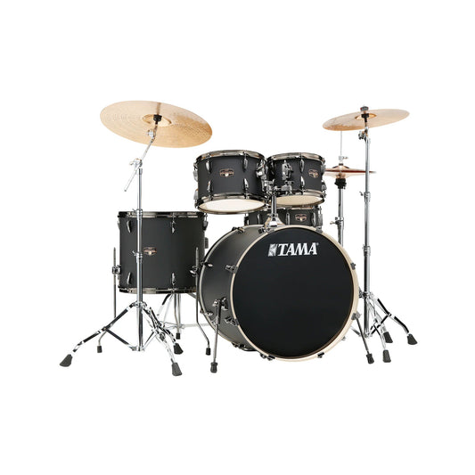 Trống Cơ Tama Imperialstar IP52H6WBN Blacked Out Black w/Black Nickel Hardware Matching Wood Hoops - Việt Music