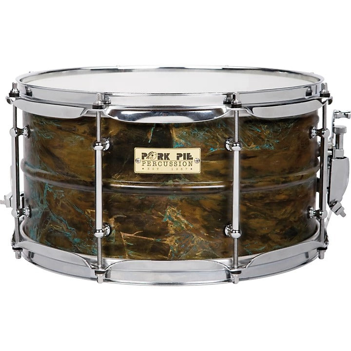 Trống Snare Pork Pie Brass Patina Snare Drum 7 x 13 - Việt Music