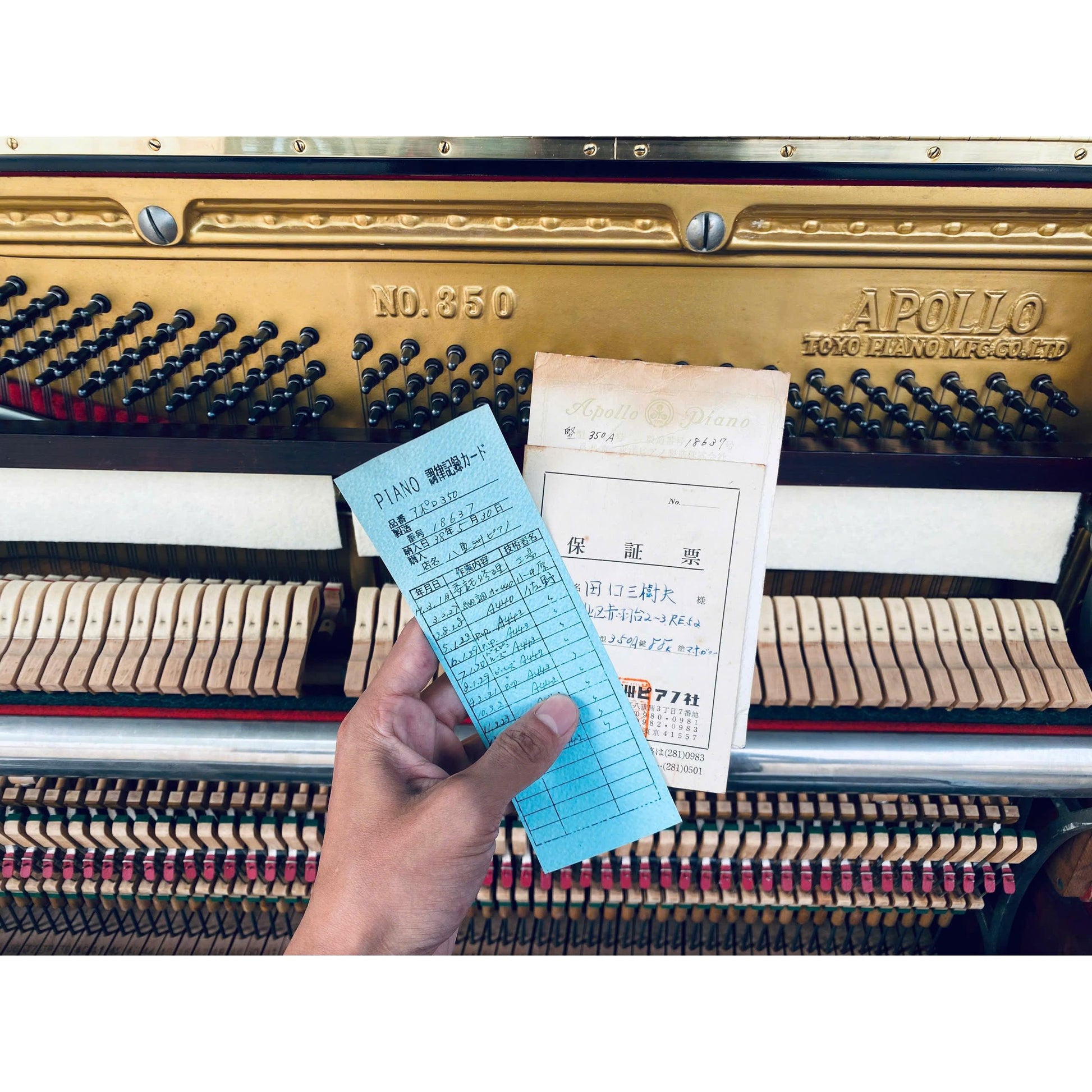 Đàn Piano Cơ Upright Apollo No.350 - Qua Sử Dụng - Việt Music