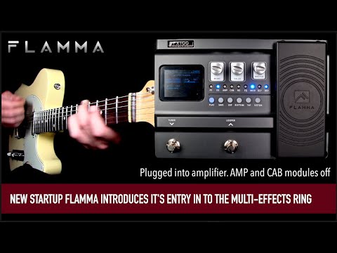 Pedal Guitar Flamma FX100 Portable Multi Effects
