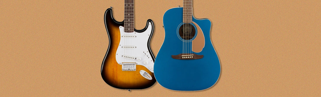 Mới Học Nên Chọn Guitar Điện Hay Guitar Thùng?