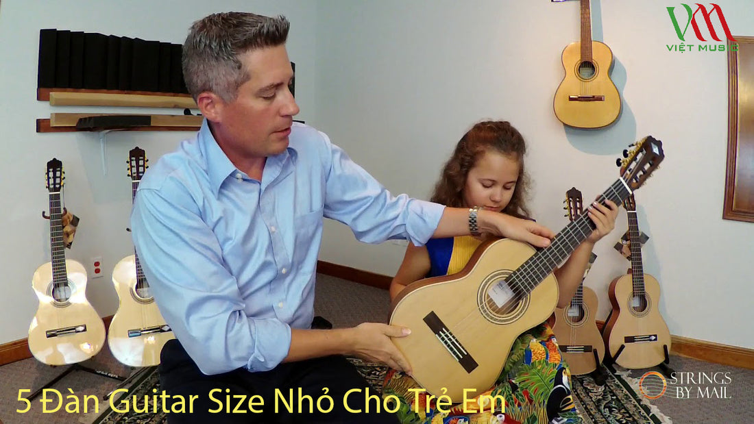 5 Đàn Guitar Size Nhỏ Cho Trẻ Em - Chất Như Nước Cất