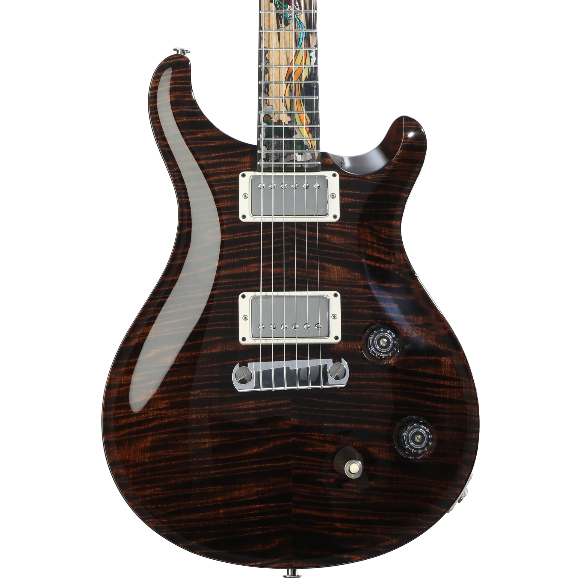 Đàn Guitar Điện PRS Private Stock 40th Anniversary Dragon HH, Ebony Fingerboard, Burnt Chestnut (2024) - Việt Music