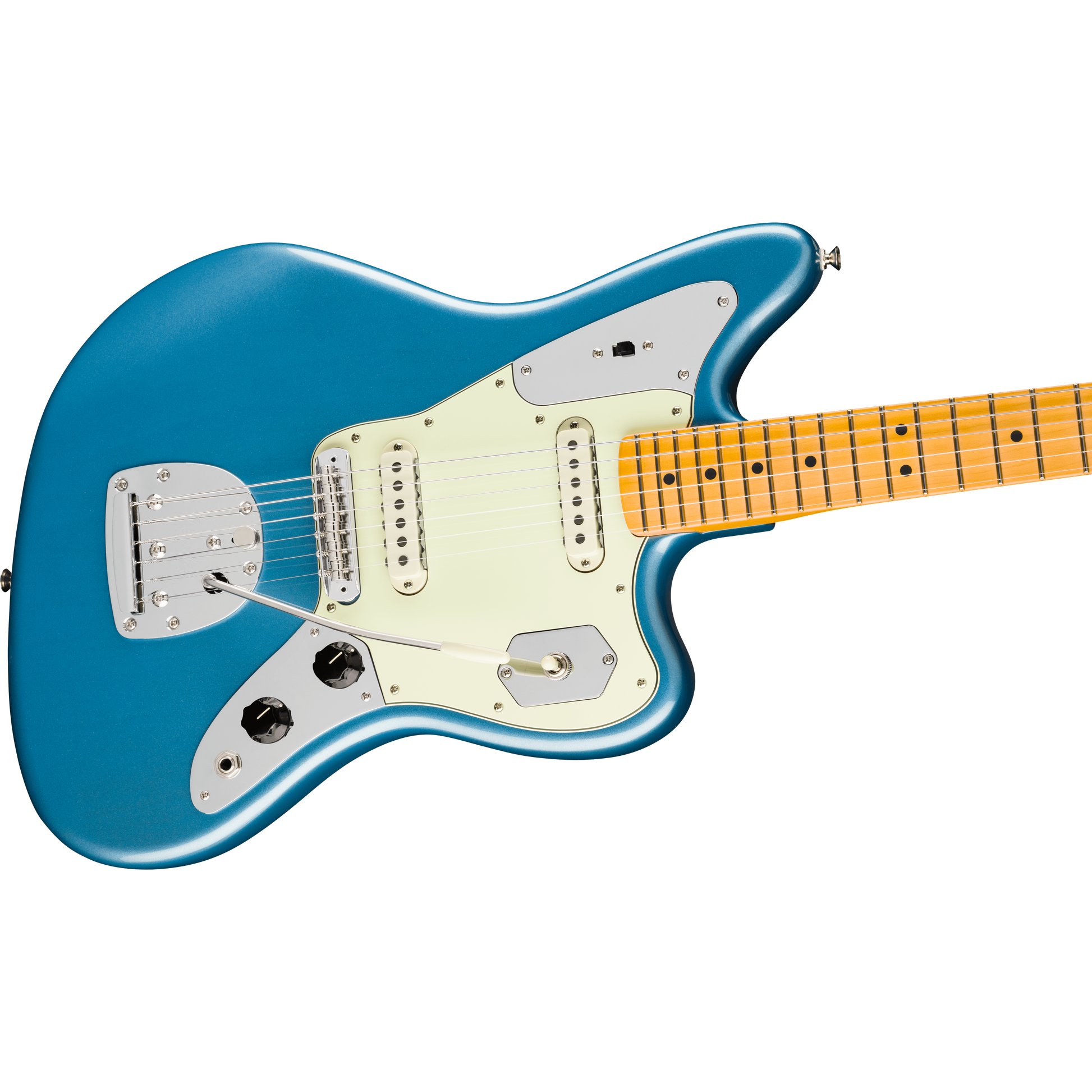 Đàn Guitar Điện Fender American Professional Classic Jaguar SS, Maple Fingerboard, Faded Lake Placid Blue - Việt Music