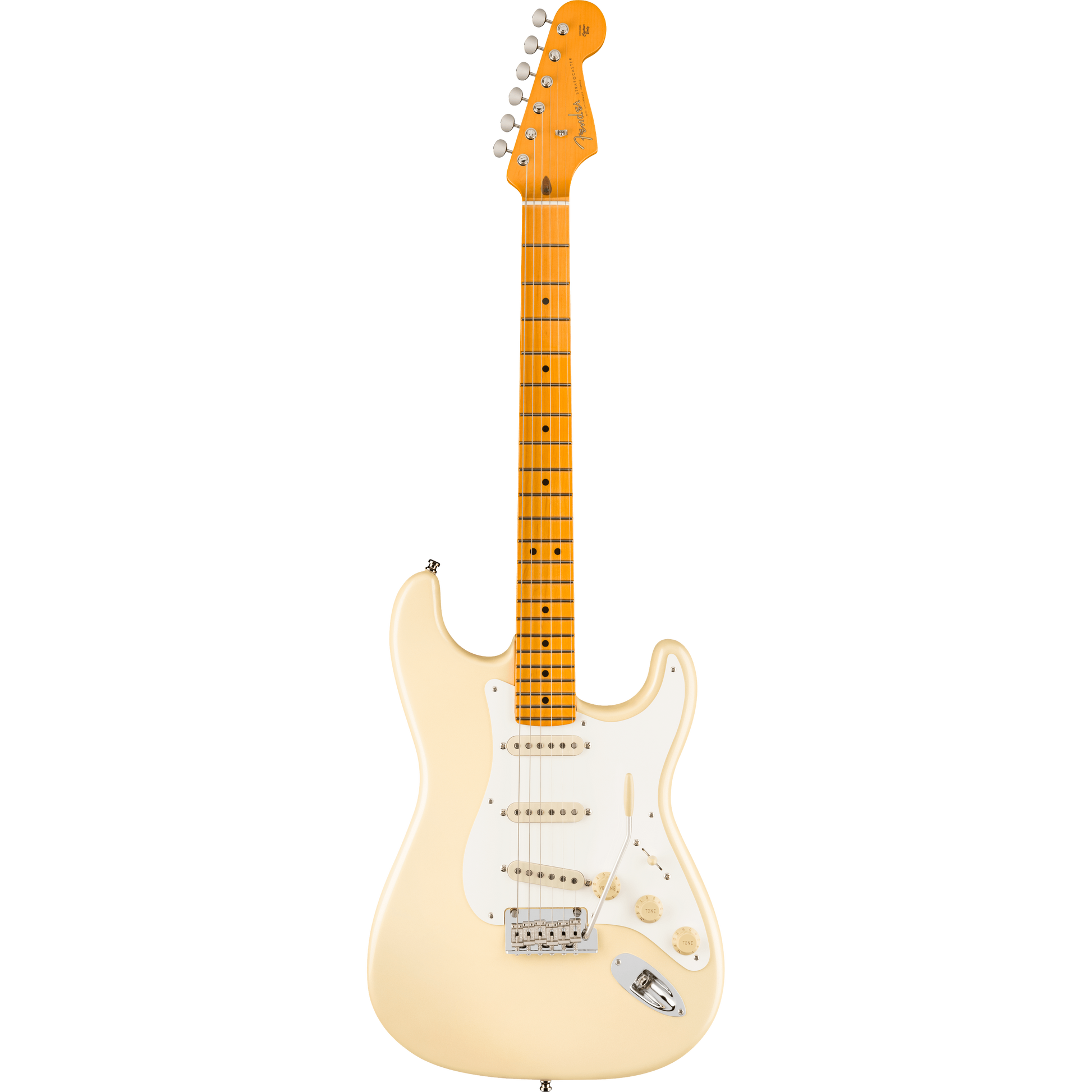 Đàn Guitar Điện Fender Lincoln Brewster Stratocaster SSS, Maple Fingerboard, Olympic Pearl - Việt Music