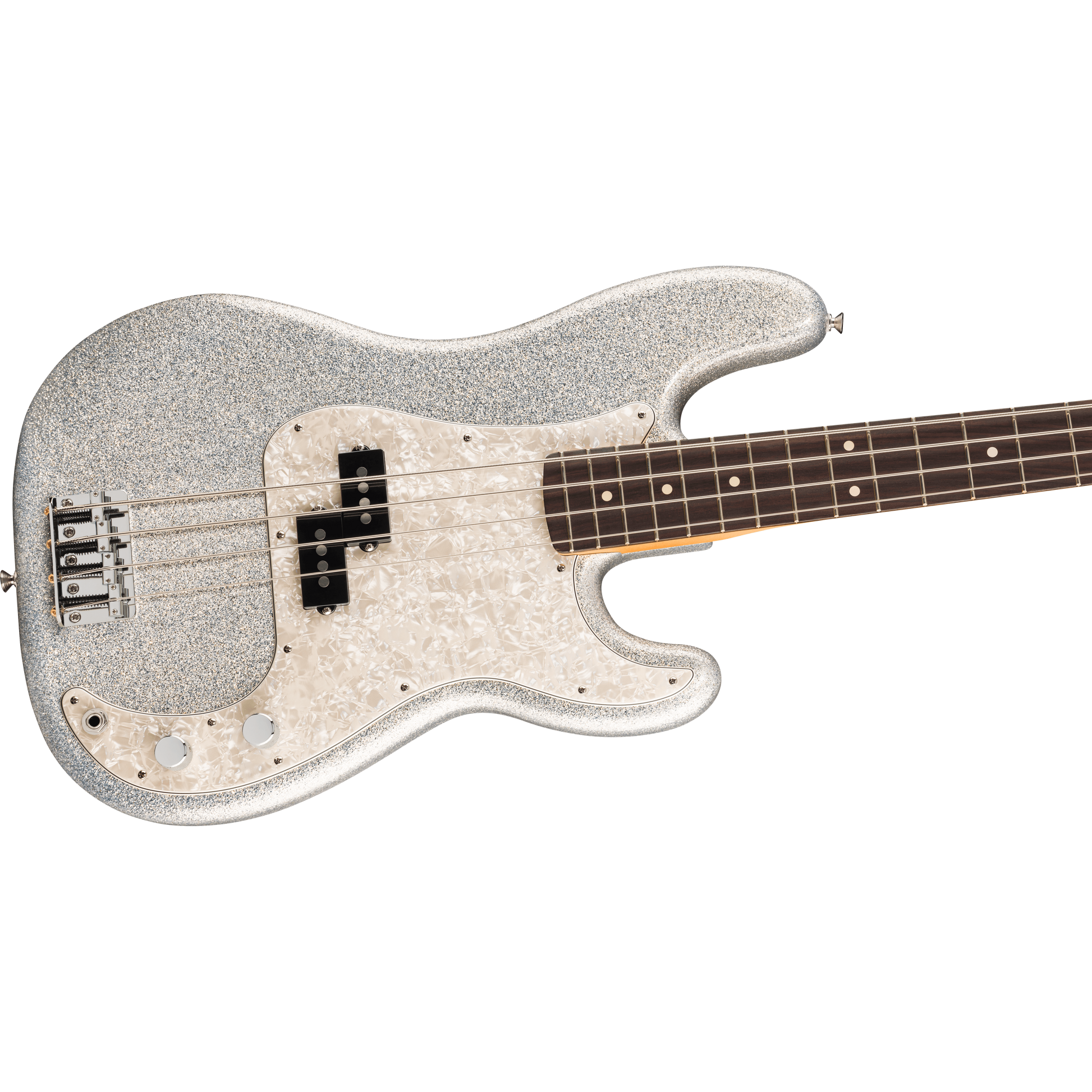 Đàn Guitar Bass Fender 75th Anniversary Player II Precision S, Rosewood Fingerboard, Diamond Dust Sparkle (nhân) - Việt Music