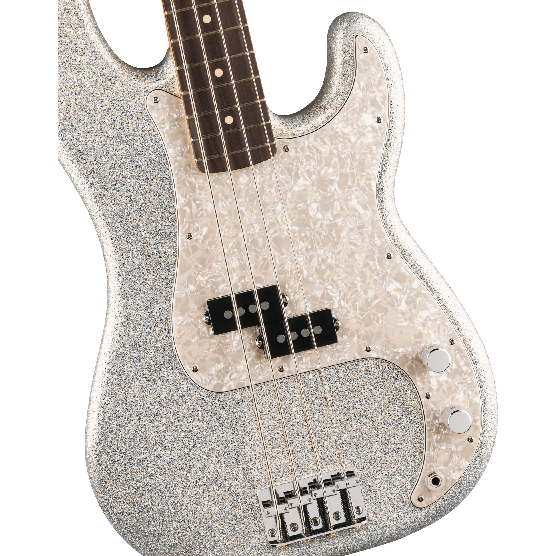 Đàn Guitar Bass Fender 75th Anniversary Player II Precision S, Rosewood Fingerboard, Diamond Dust Sparkle (nhân) - Việt Music