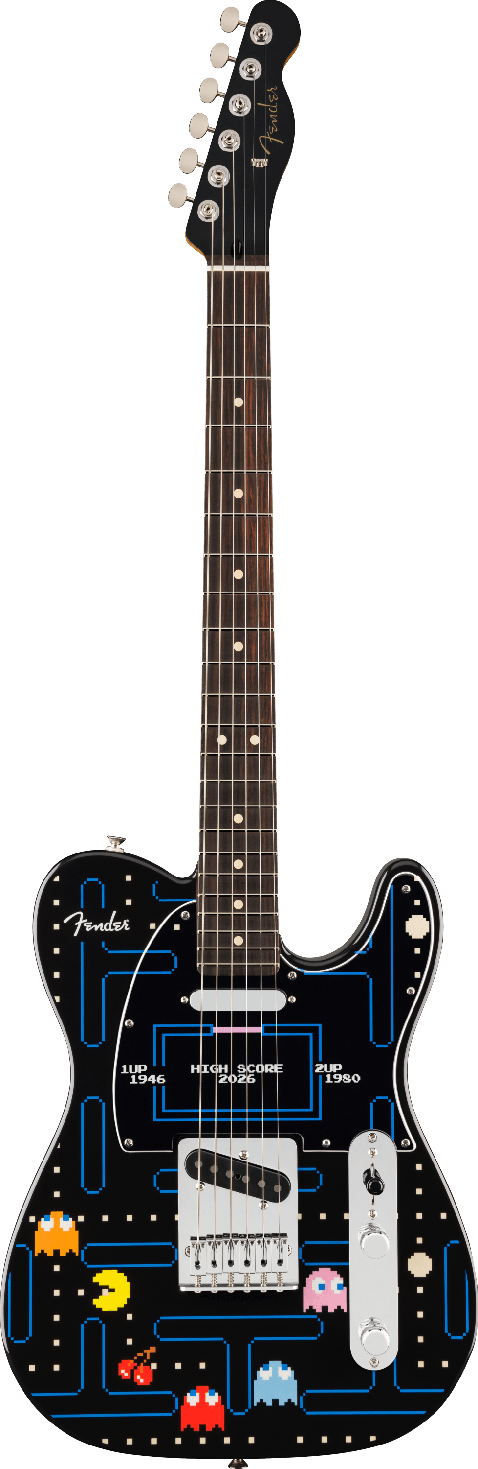 Đàn Guitar Điện Fender Limited Edition Fender x PAC-MAN Player II Telecaster SS, Rosewood Fingerboard. - Việt Music