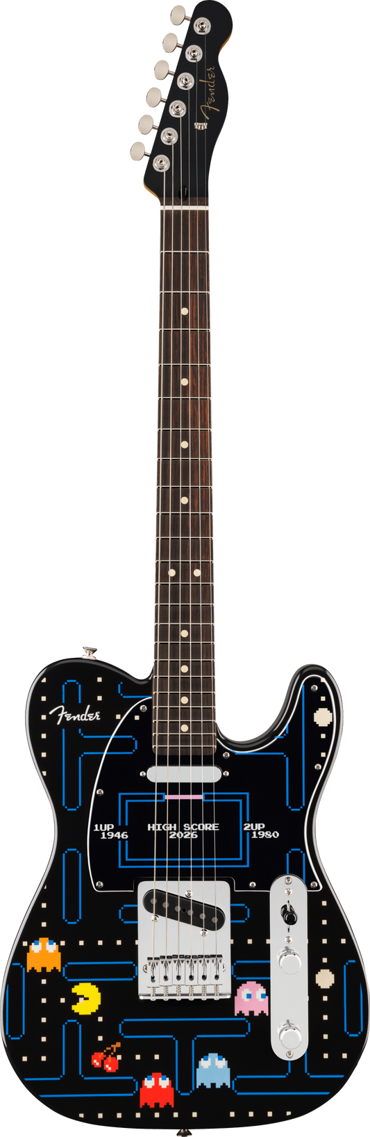 Đàn Guitar Điện Fender Limited Edition Fender x PAC-MAN Player II Telecaster SS, Rosewood Fingerboard. - Việt Music