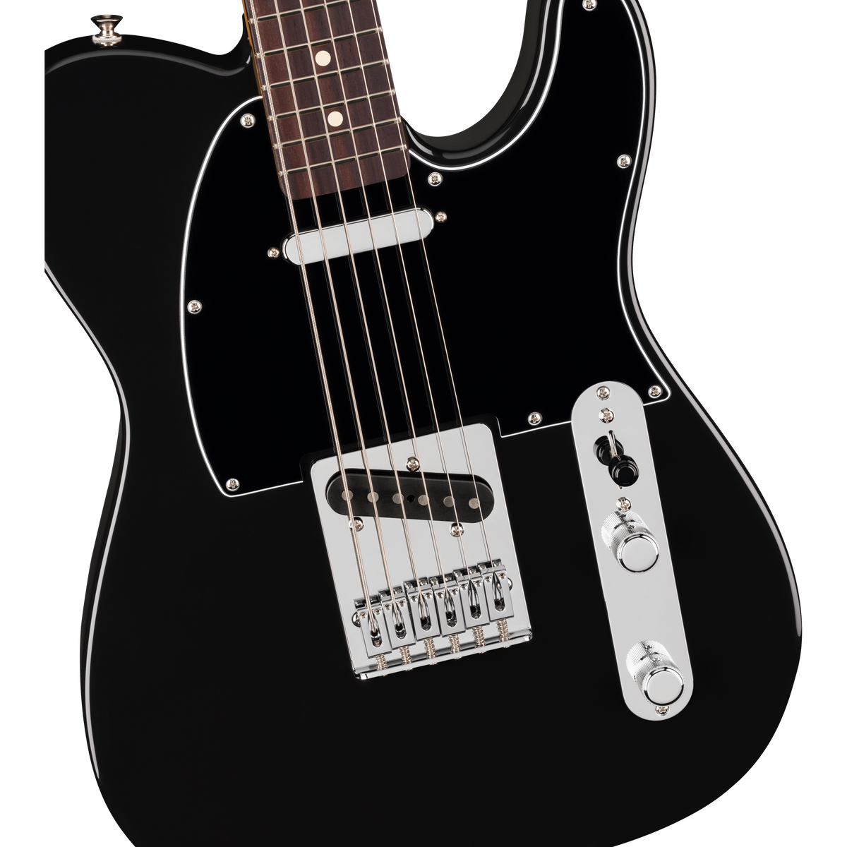 Đàn Guitar Điện Fender 75th Anniversary Player II Baritone Telecaster SS, Rosewood Fingerboard - Black (FBD)