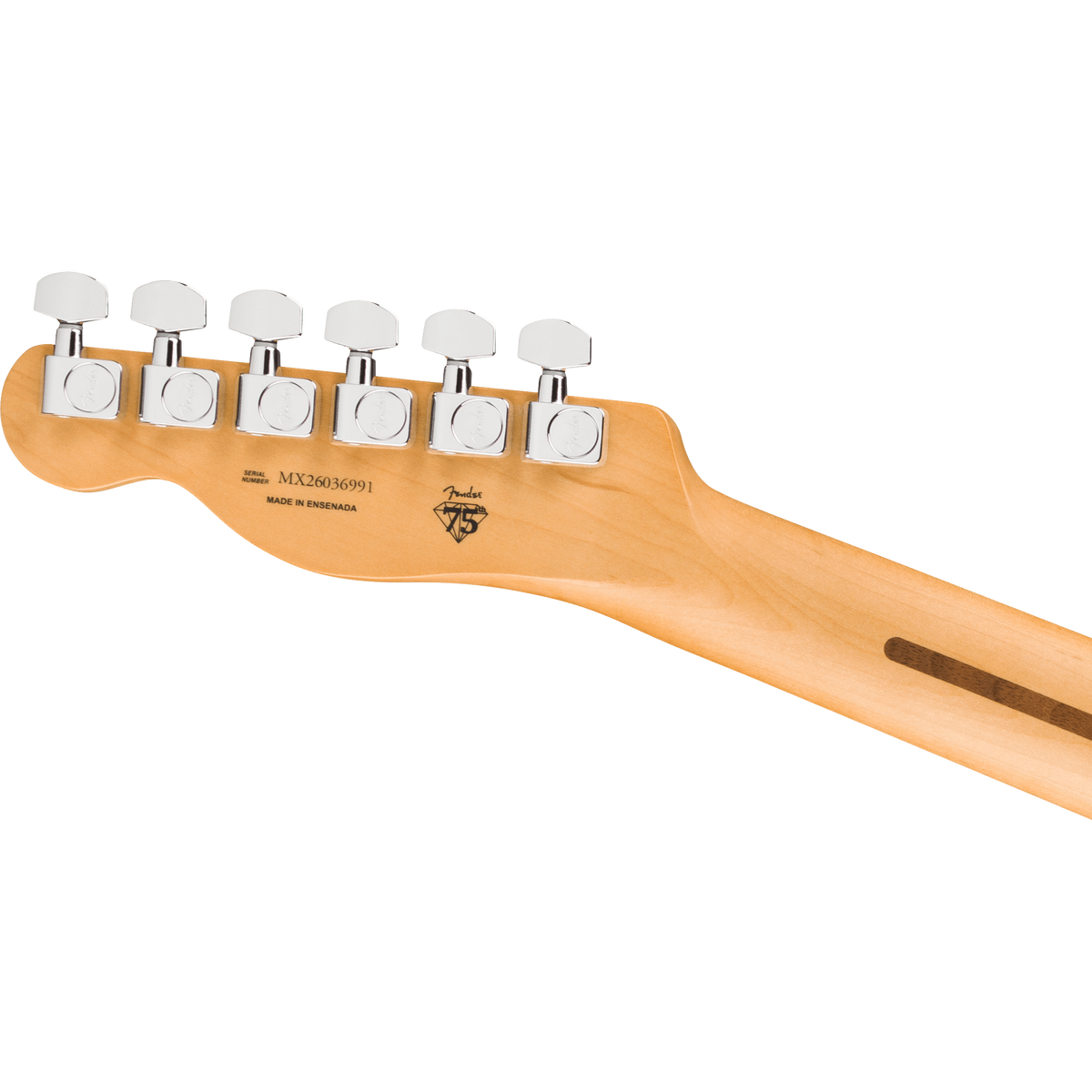 Đàn Guitar Điện Fender 75th Anniversary Player II Baritone Telecaster SS, Maple Fingerboard - Lake Placid Blue (HBK)