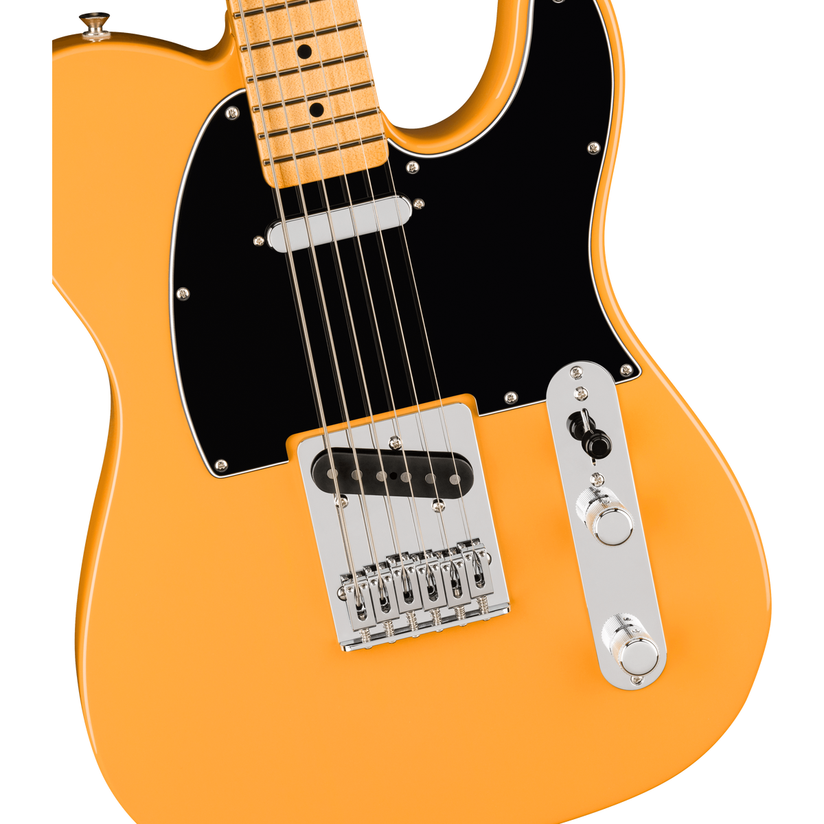Đàn Guitar Điện Fender 75th Anniversary Player II Baritone Telecaster SS, Maple Fingerboard - Butterscotch Blonde (FBD)
