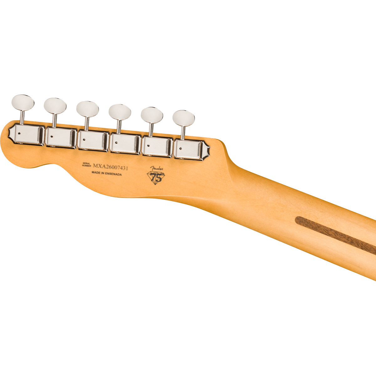 Đàn Guitar Điện Fender 75th Anniversary Player II Baritone Telecaster SS, Maple Fingerboard - Butterscotch Blonde (HBK)