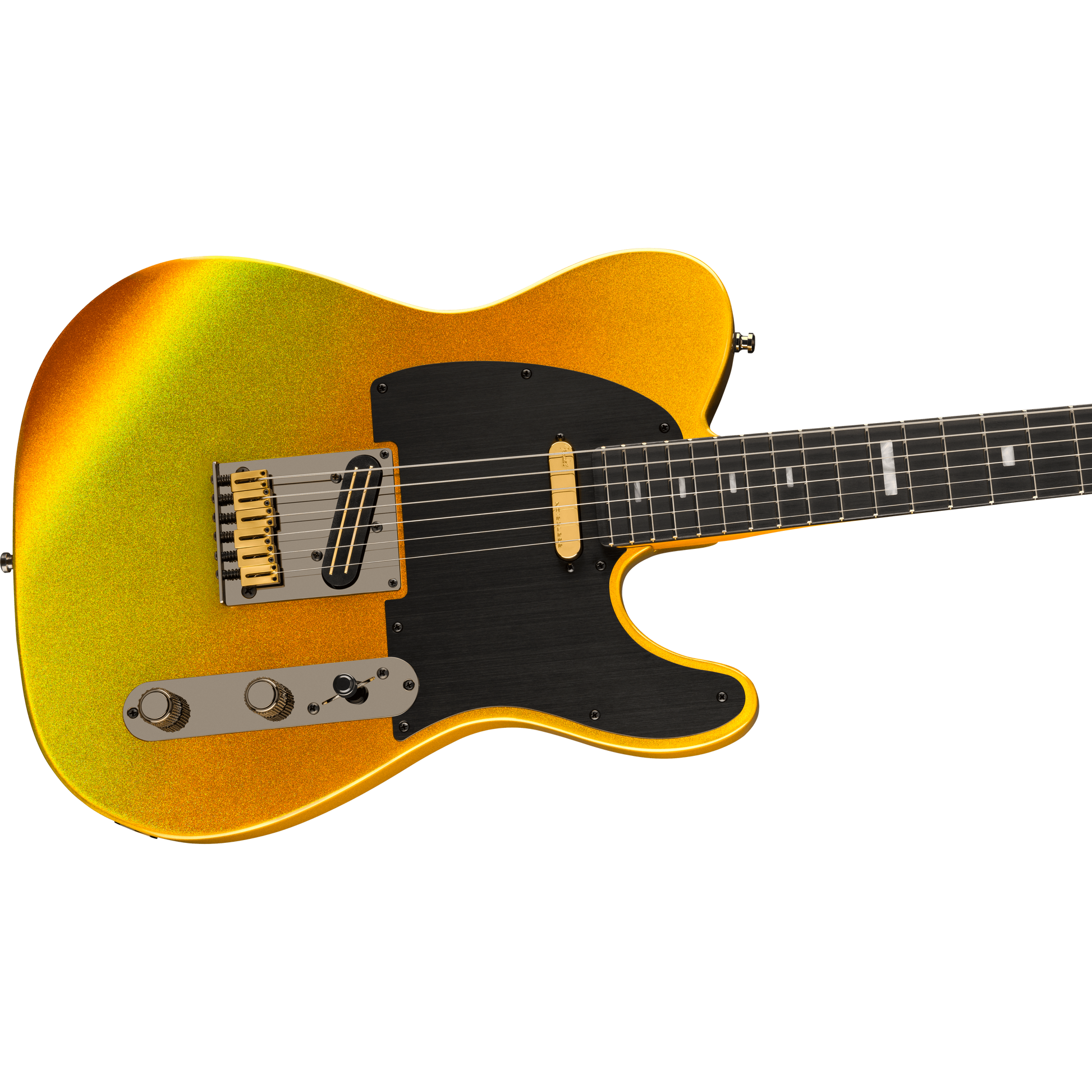 Đàn Guitar Điện Fender 75th Anniversary America Ultra II Telecaster HS, Ebony Fingerboard, Liquid Gold(Quân) - Việt Music