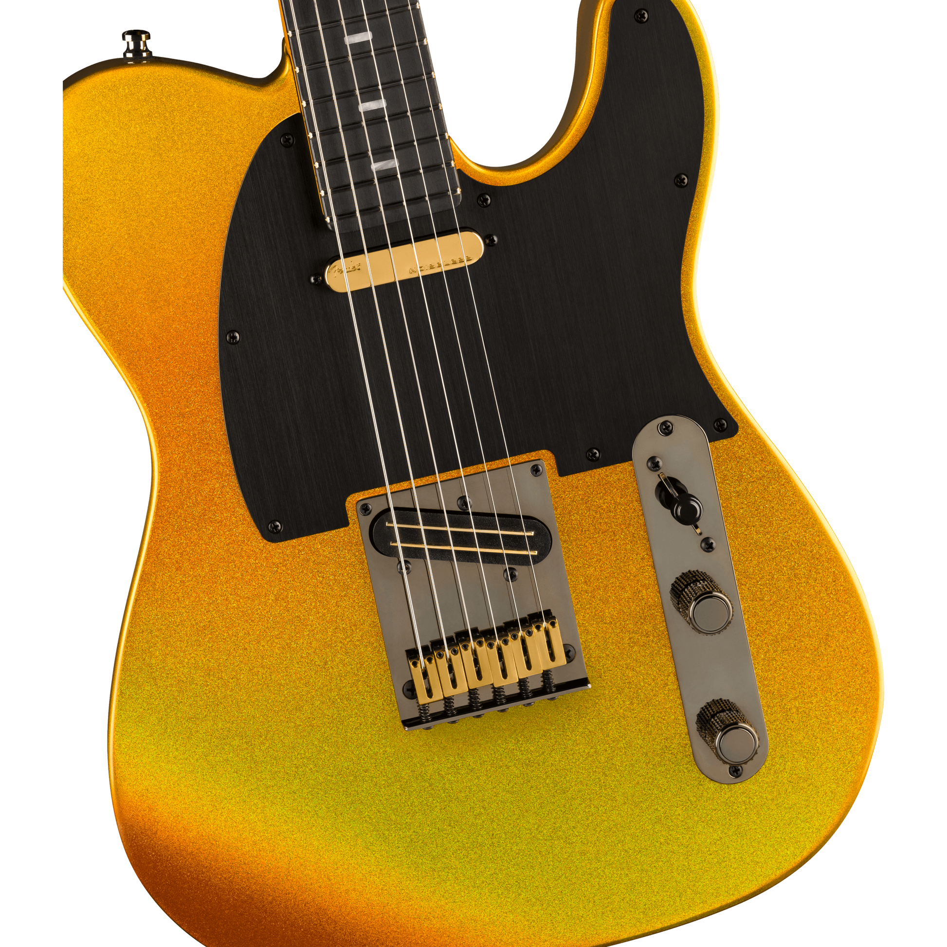 Đàn Guitar Điện Fender 75th Anniversary America Ultra II Telecaster HS, Ebony Fingerboard, Liquid Gold(Quân) - Việt Music