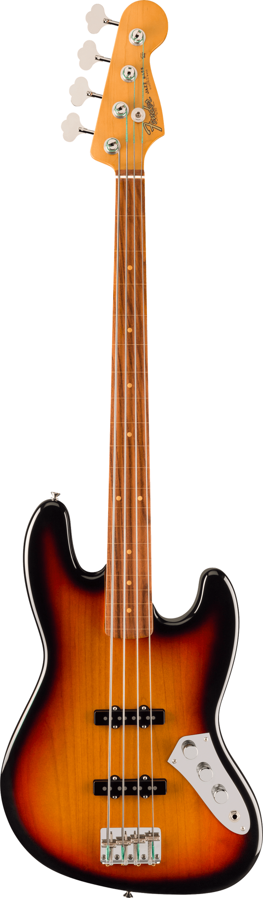 Đàn Guitar Bass Fender Jaco Pastorius Jazz Bass SS, Pau Ferro Fingerboard, 3-Color Sunburst - 4 Strings