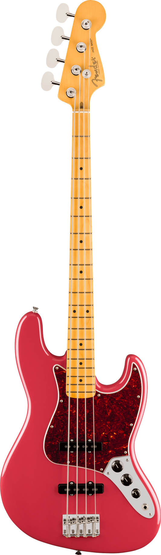 Đàn Guitar Bass Fender American Professional Classic Jazz Bass SS, Maple Fingerboard, Faded Dakota Red - 4 Strings